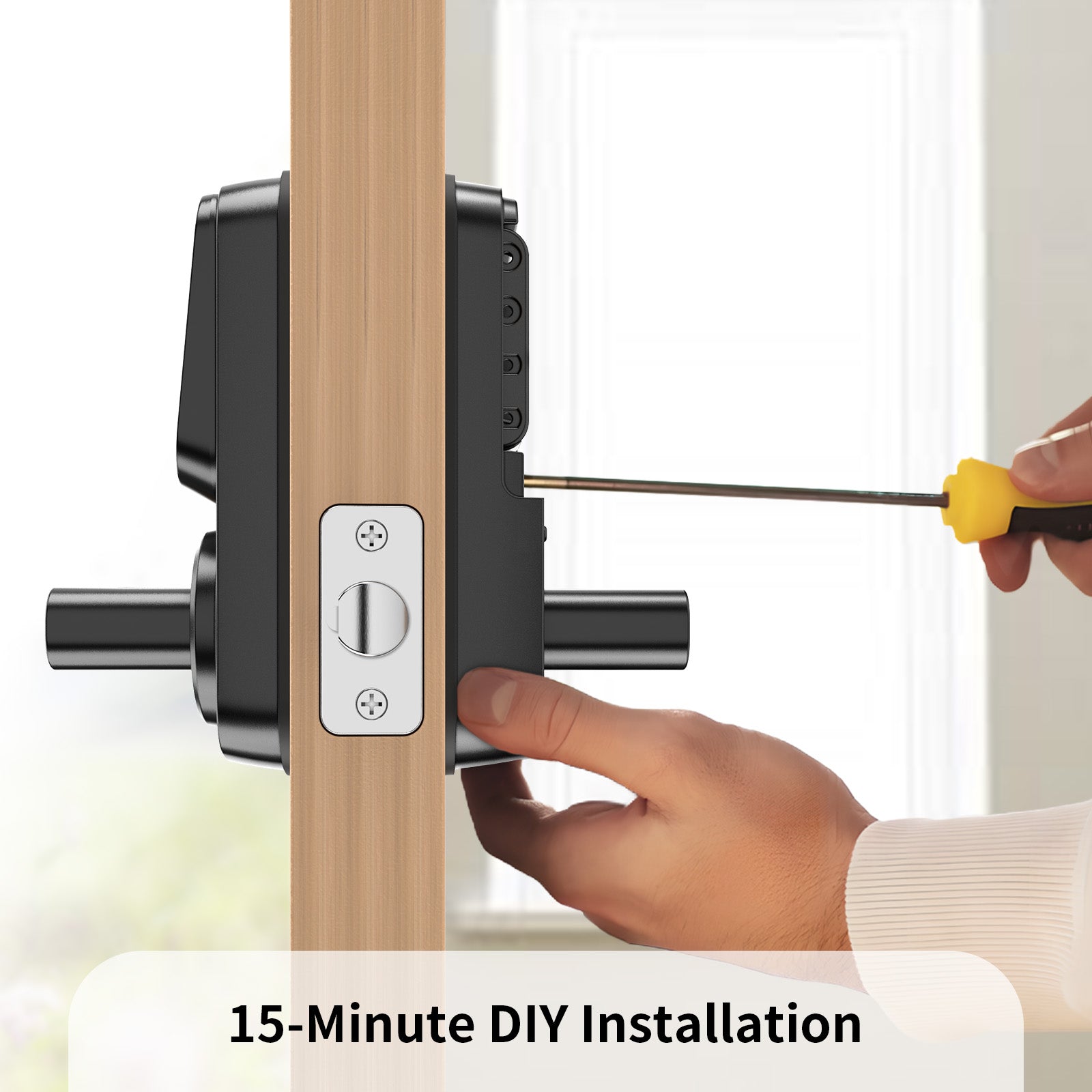 490T 5-in-1 Deadbolt Smart Lock with Keypad/Fingerprint/App Control