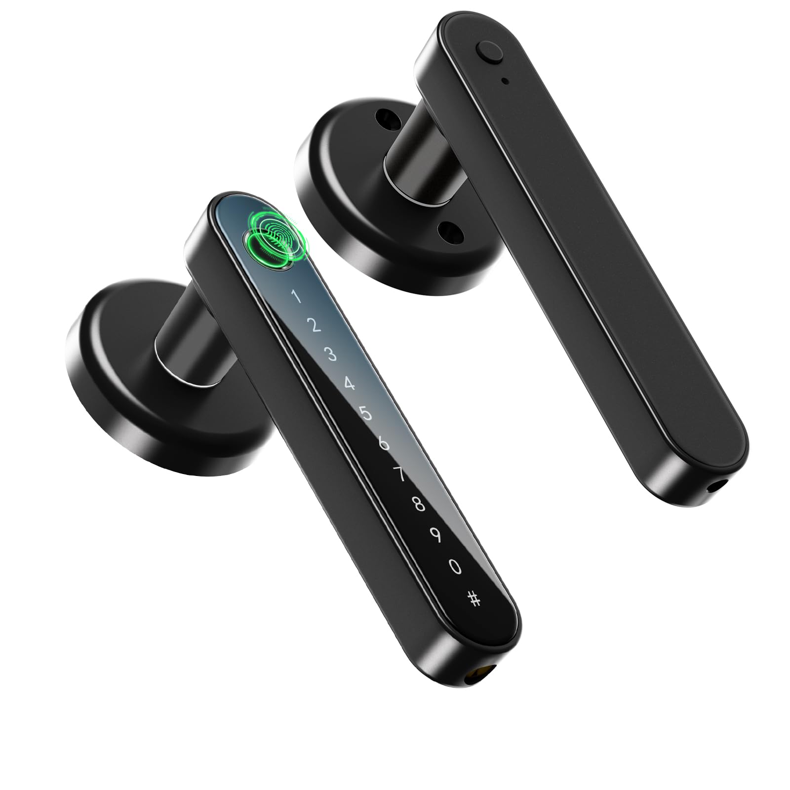 191F Fingerprint Door Lock with Handle Keyless Entry Door Lock