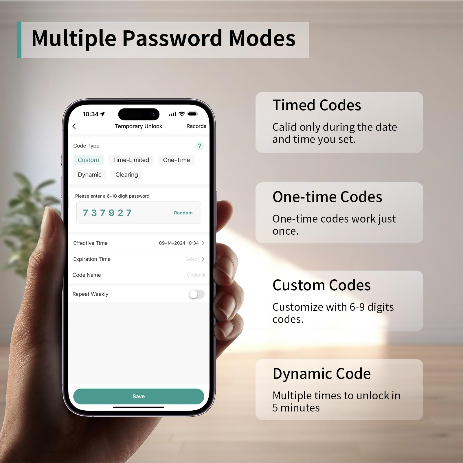 191Y Gray Fingerprint Door Lock Keyless Entry Door Lock with Keypad & Handle
