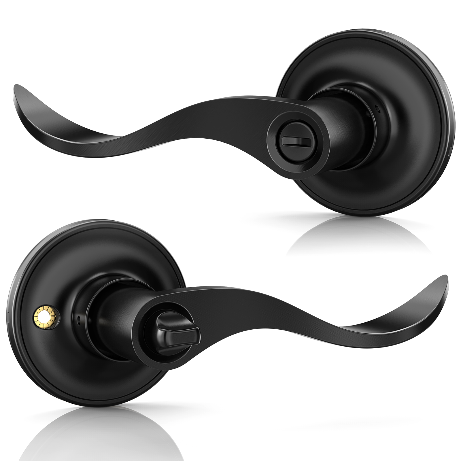 H170 Black Door Handle, Interior Door Handle